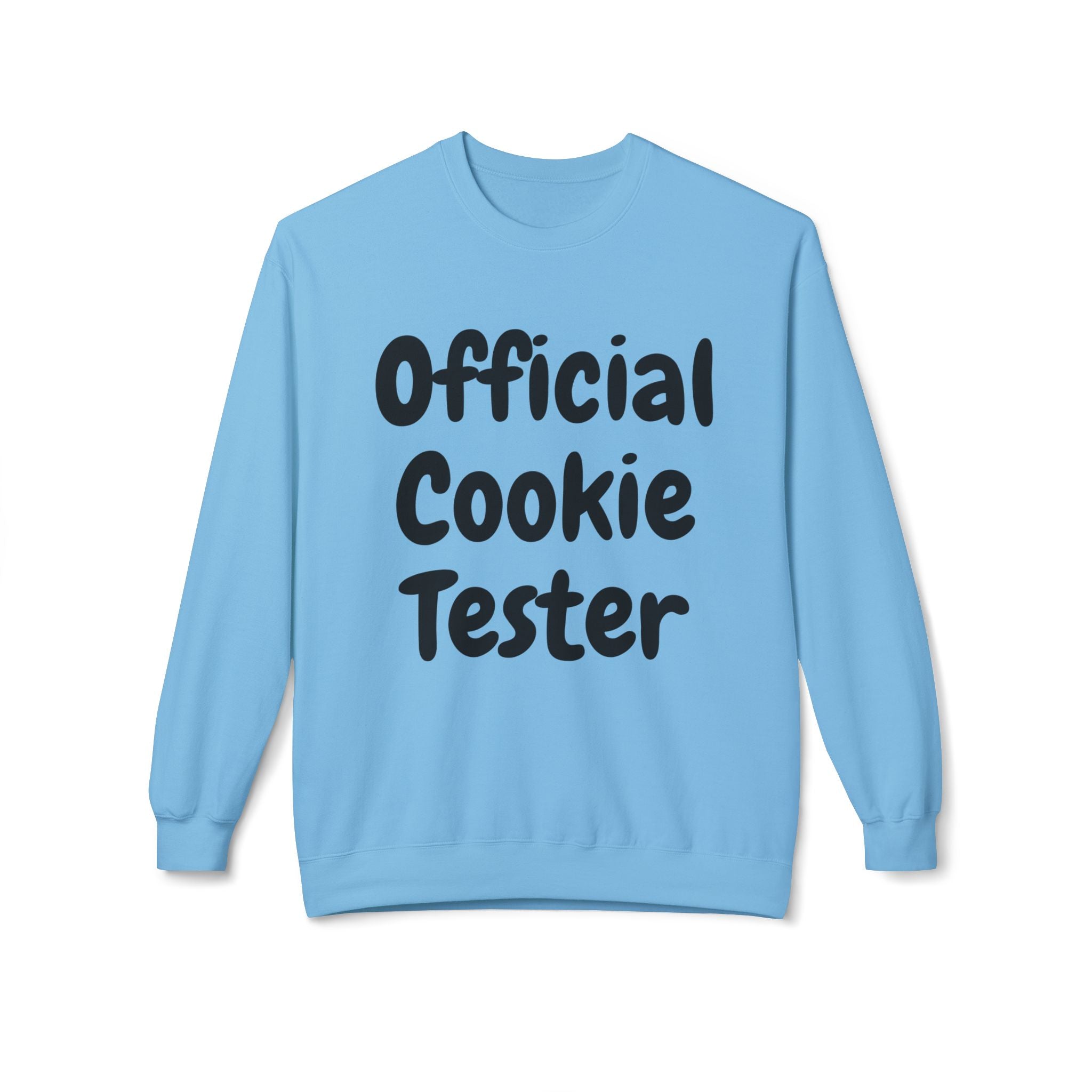 Official Cookie Tester Sweatshirt Holiday Baking Crewneck Funny Christmas Pullover