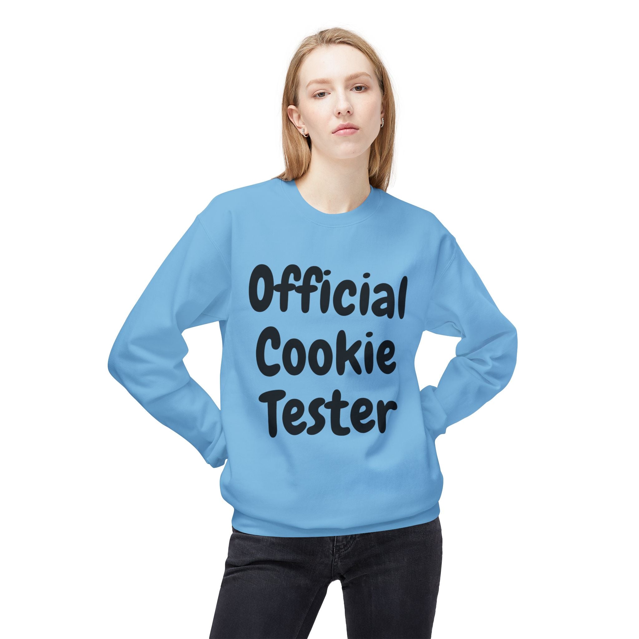 Official Cookie Tester Sweatshirt Holiday Baking Crewneck Funny Christmas Pullover