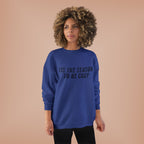 Tis The Season To Be Cozy Crewneck Sweatshirt Holiday Winter Fleece Pullover Top