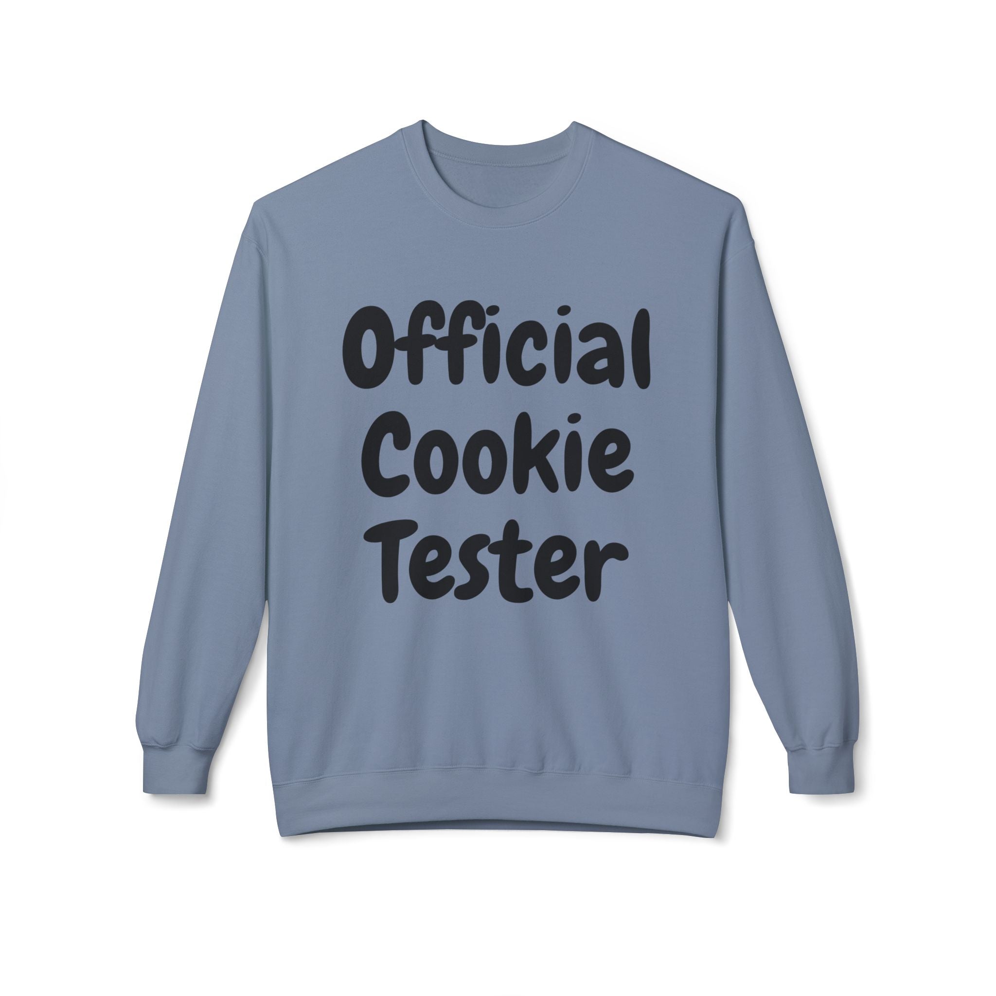 Official Cookie Tester Sweatshirt Holiday Baking Crewneck Funny Christmas Pullover