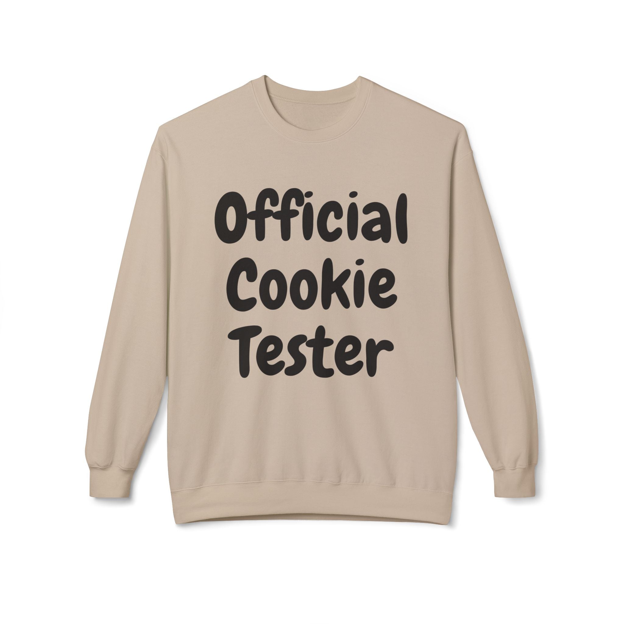 Official Cookie Tester Sweatshirt Holiday Baking Crewneck Funny Christmas Pullover