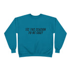 Tis The Season To Be Cozy Crewneck Sweatshirt Holiday Winter Fleece Pullover Top