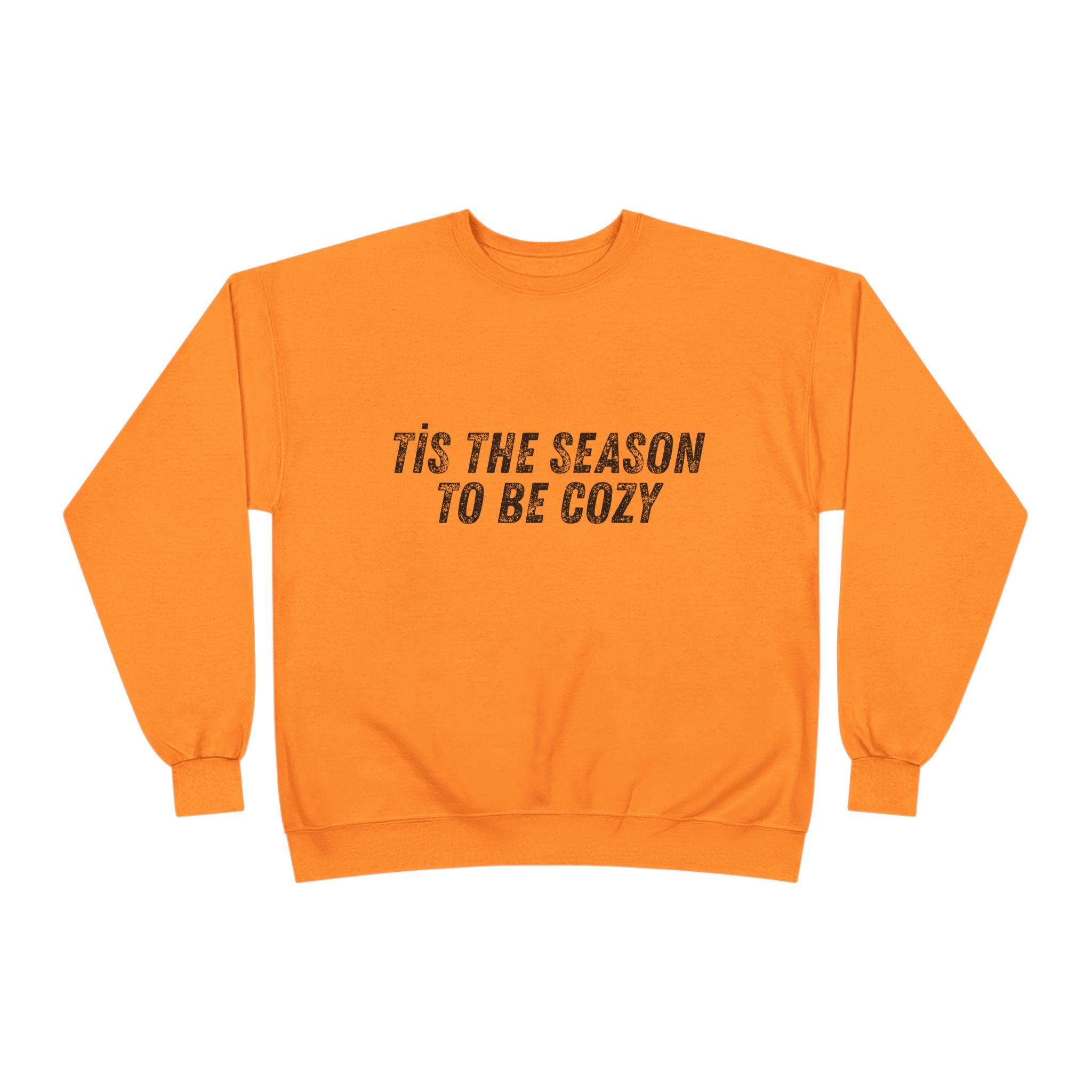 Tis The Season To Be Cozy Crewneck Sweatshirt Holiday Winter Fleece Pullover Top